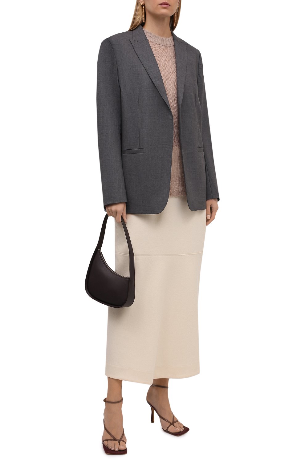 Шерстяная юбка JIL SANDER, арт. JSPT720009-WT207908A, фото 2