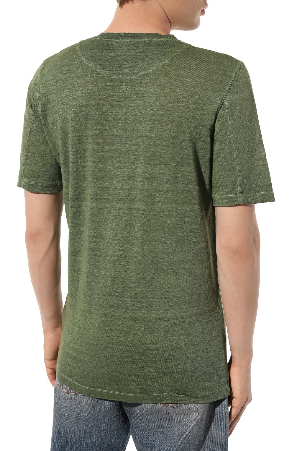 Льняная футболка 120% LINO, арт. 31ALIM7186/000E908/S00, фото 4