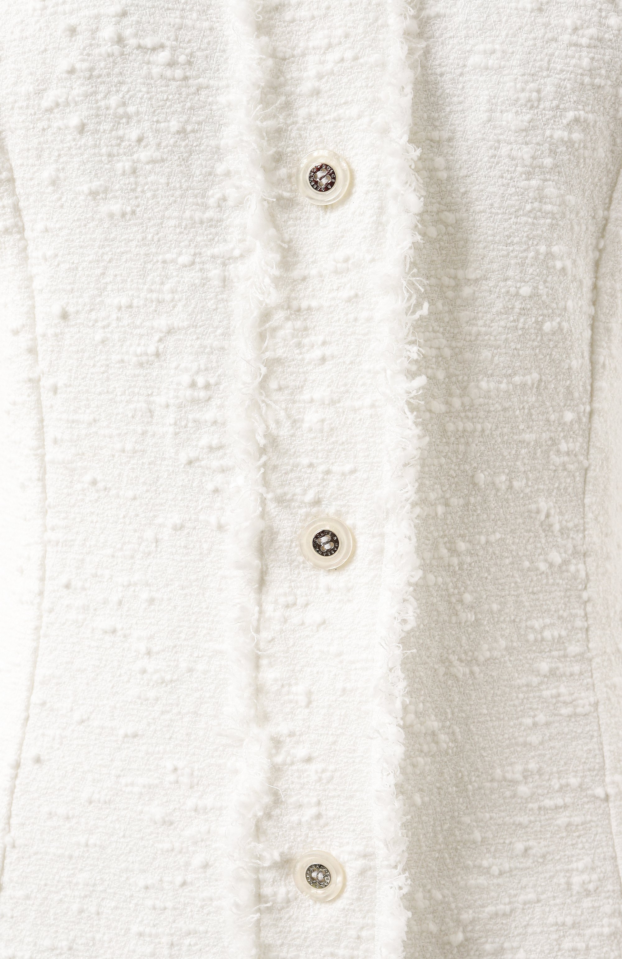 Твидовое платье DOLCE & GABBANA белого цвета по цене 282500 руб., арт. F6JJRT/HUMT9, фото 6 Твидовое платье DOLCE & GABBANA, арт. F6JJRT/HUMT9, фото 6