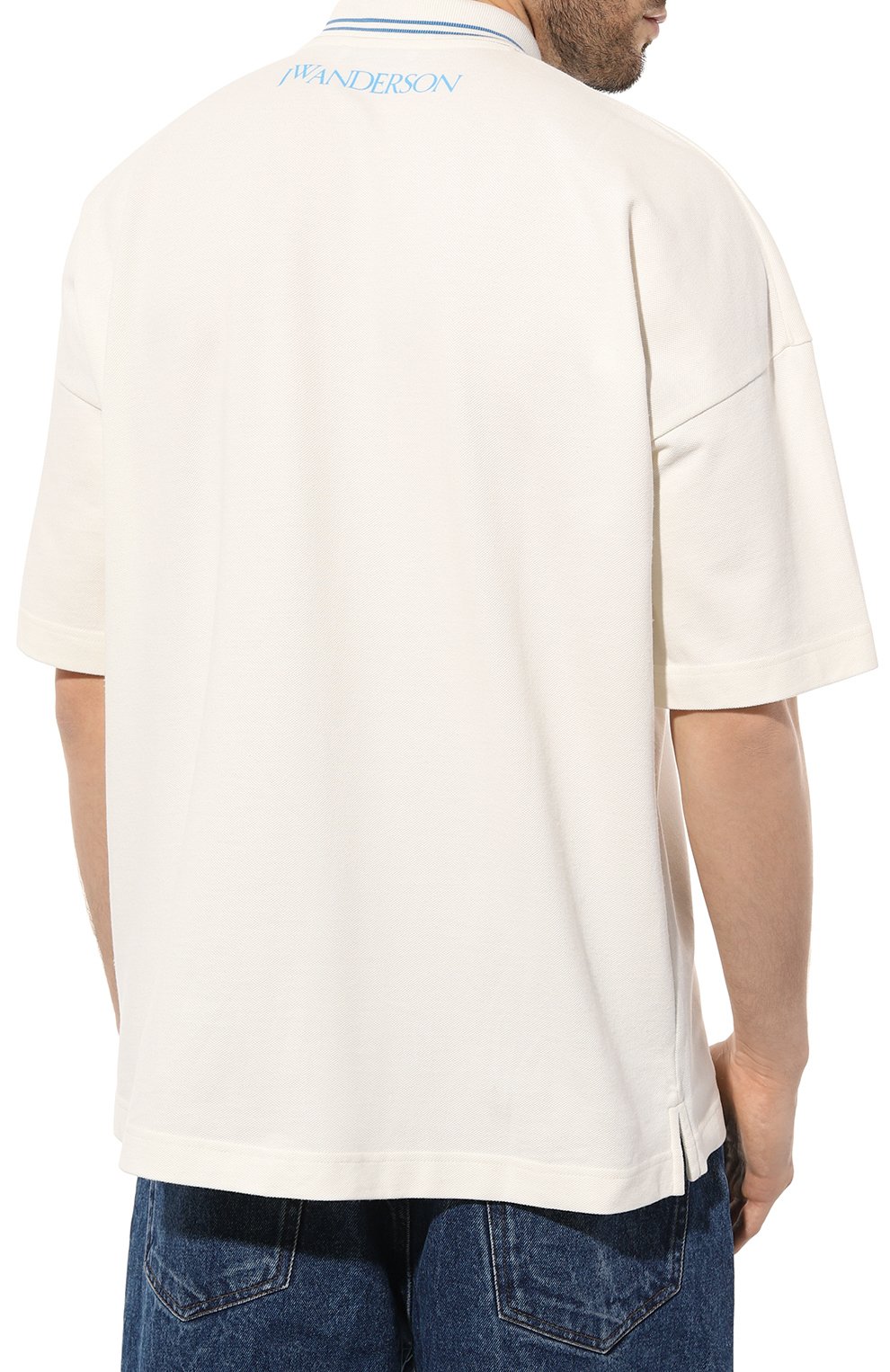 Хлопковое поло JW ANDERSON, арт. J00112PG0960, фото 4