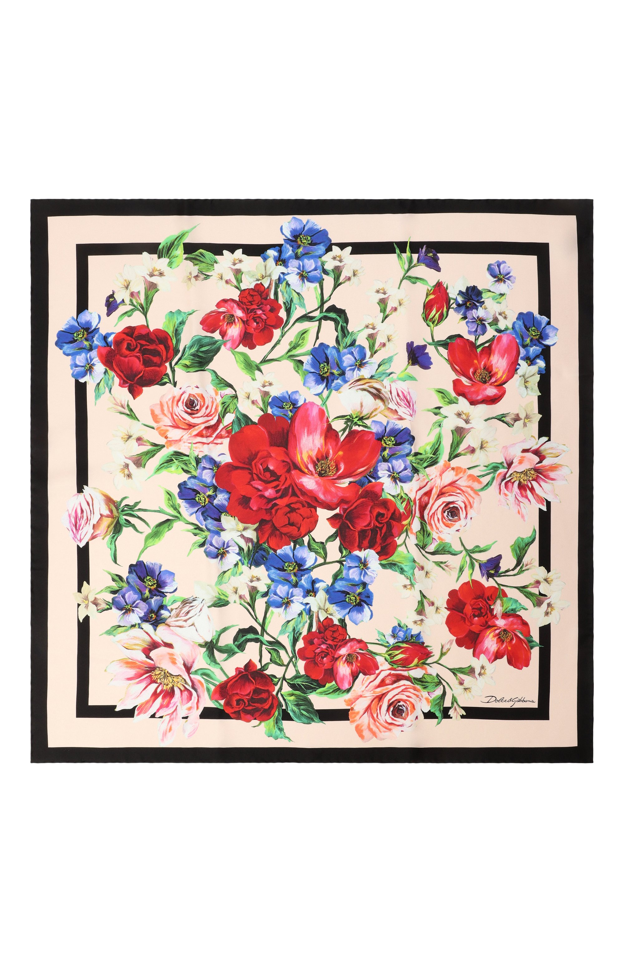 Шелковый платок DOLCE & GABBANA, арт. FN092R/GDC5G, фото 4