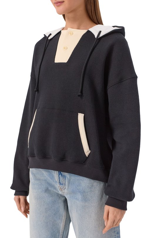 Хлопковое худи Aya Muse AMR2668 Чёрный  AMR2668 Фото 3