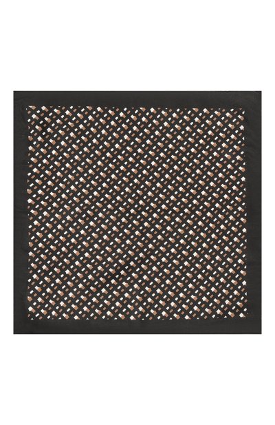 Платок из хлопка и шелка BOSS, арт. 50491125, фото 3