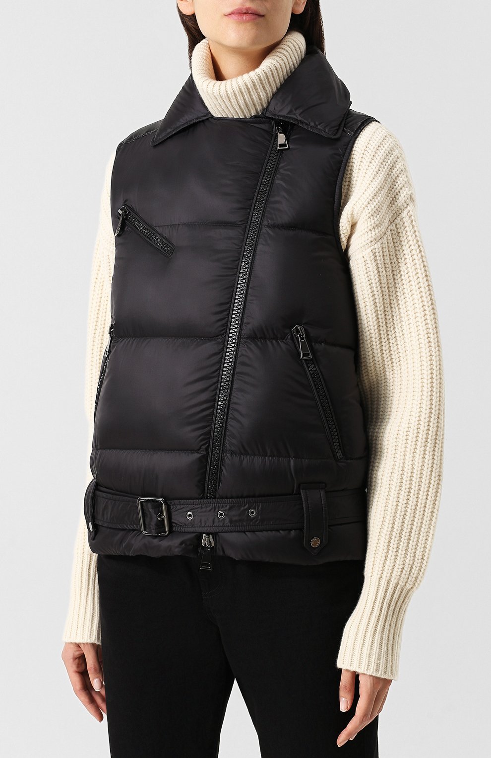 Стеганый жилет с поясом и карманами MONCLER, арт. D2-093-48313-44-53048, фото 3