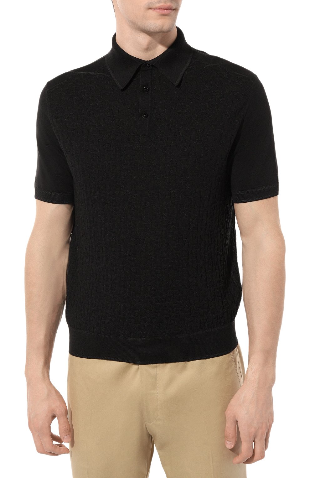 Поло из шелка и хлопка STEFANO RICCI, арт. K818059P13/F23286, фото 3