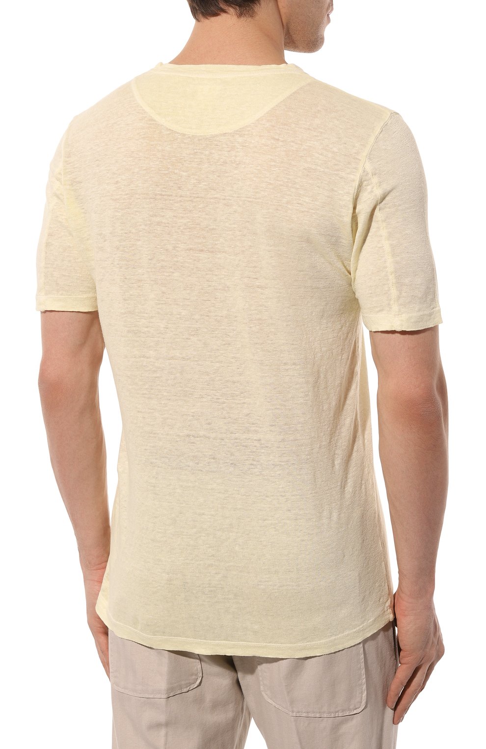 Льняная футболка 120% LINO, арт. Y0M7186/000E908/S00, фото 4