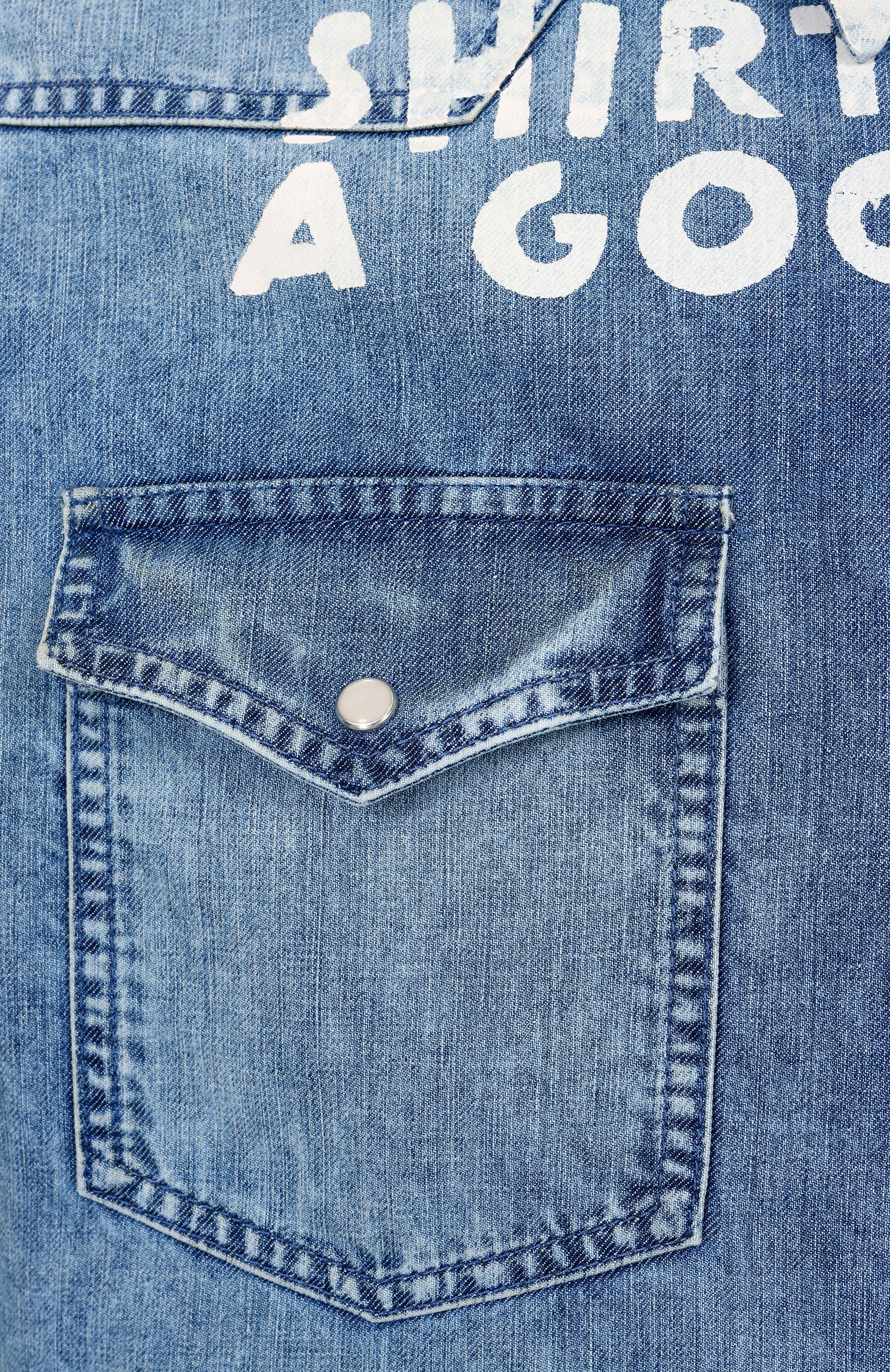 Джинсовая рубашка MM6, арт. SH2DT0018/M30029, фото 6