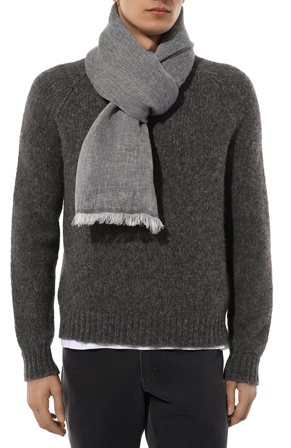 Льняной шарф ZILLI, арт. SCA005M0800001714, фото 2