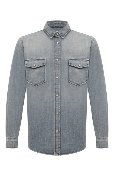 Мужская джинсовая рубашка SAINT LAURENT, арт. 604792/Y18UA