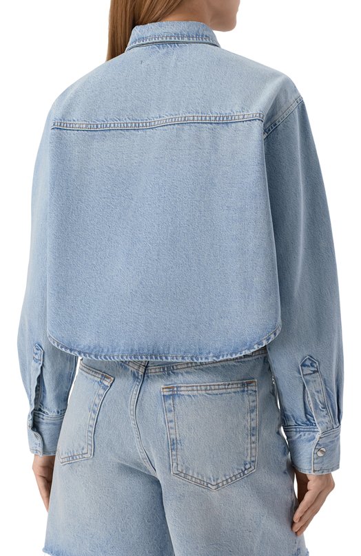 Джинсовая рубашка Frame Denim 7003967 Голубой  7003967 Фото 4