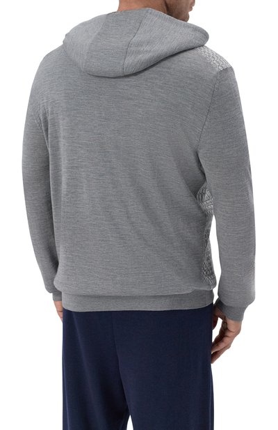 Худи из шерсти и шелка ZILLI, арт. KH0001M0230VRAD00/62, фото 4