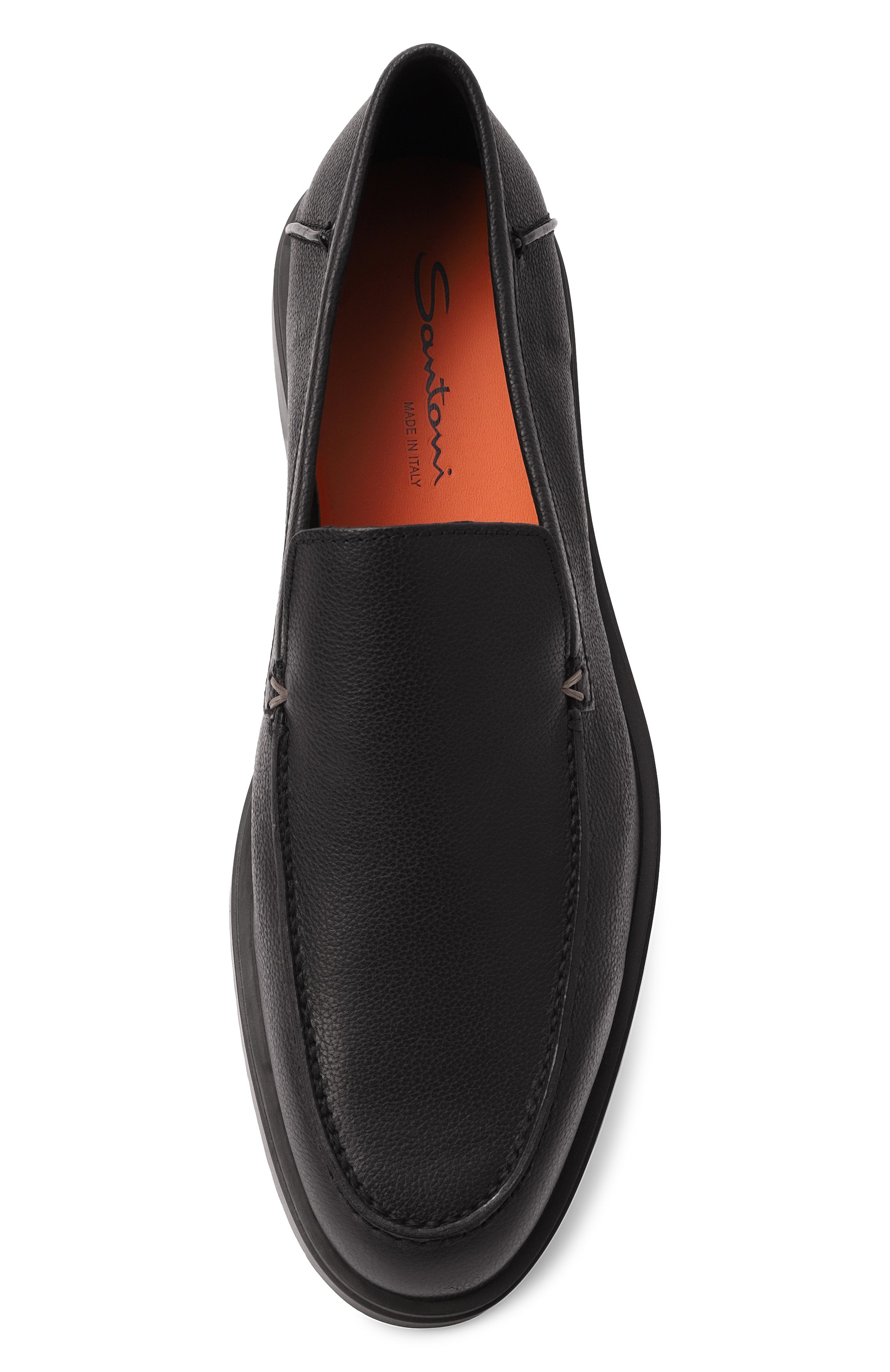 Кожаные лоферы detroit SANTONI, арт. MGDG17824SM0SWLM, фото 6