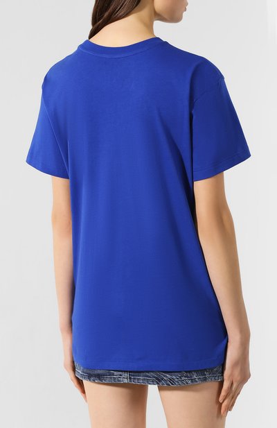 Хлопковая футболка POLO RALPH LAUREN синего цвета по цене 17800 руб., арт. 211763498, фото 4 Хлопковая футболка POLO RALPH LAUREN, арт. 211763498, фото 4