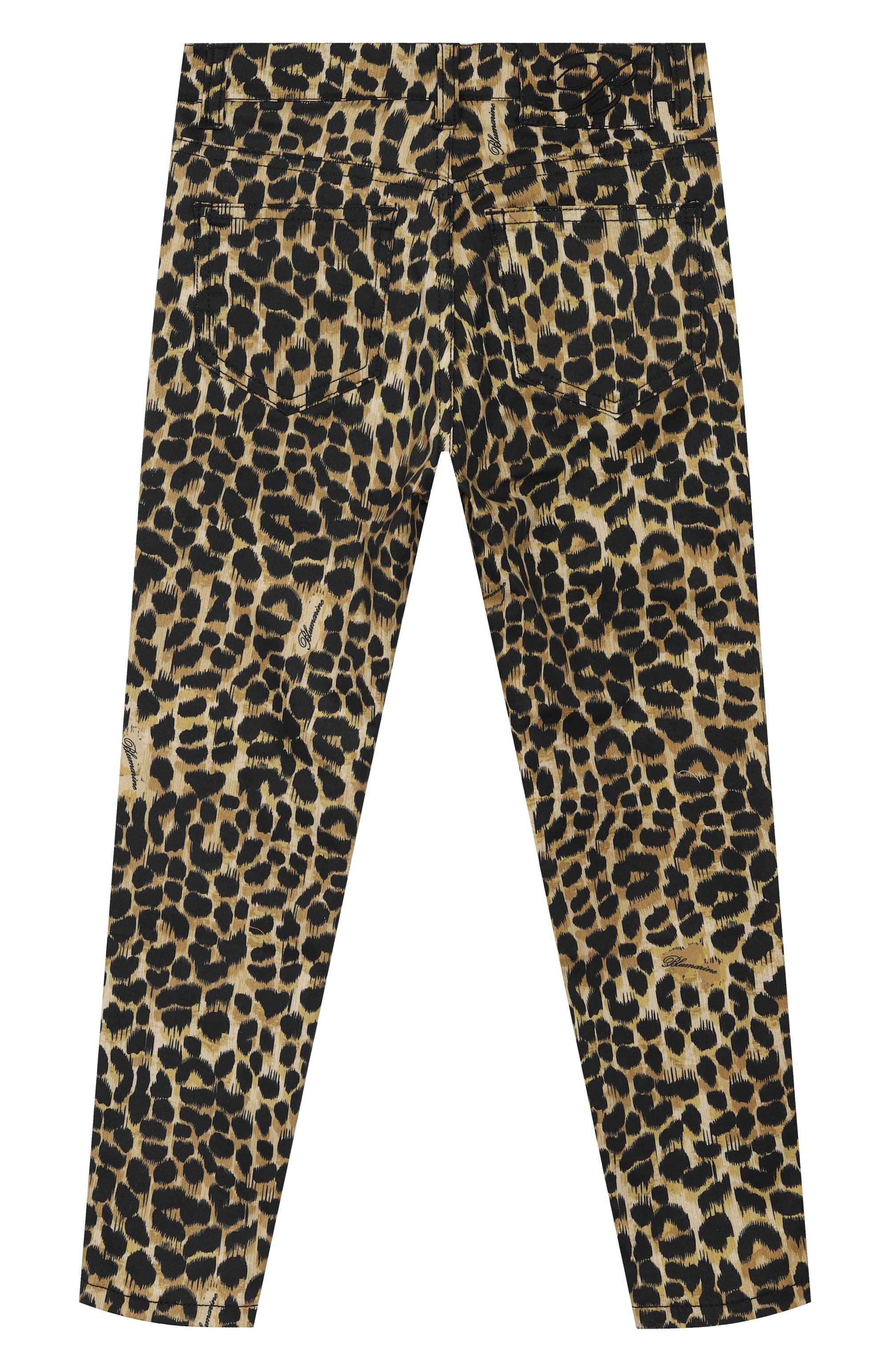 Хлопковые брюки BLUMARINE, арт. BGPA004.0.CEB05/3A-5A, фото 2