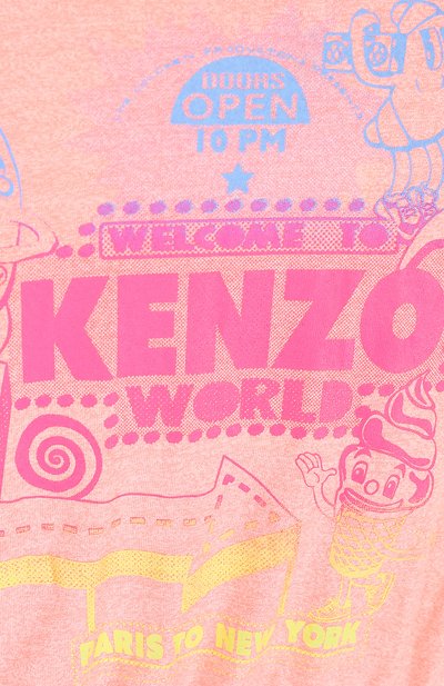 Мини-платье джерси с принтом KENZO, арт. KL30098/3A-6A, фото 3