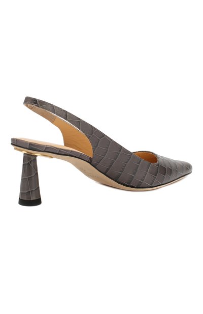 Кожаные туфли diana BY FAR, арт. 19FWDIANGRD, фото 4