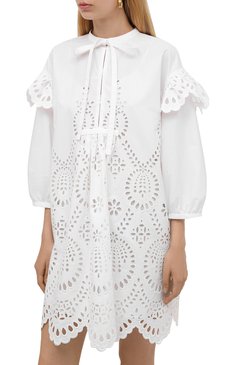 Хлопковое платье VALENTINO, арт. WB3VAWE06H5, фото 3