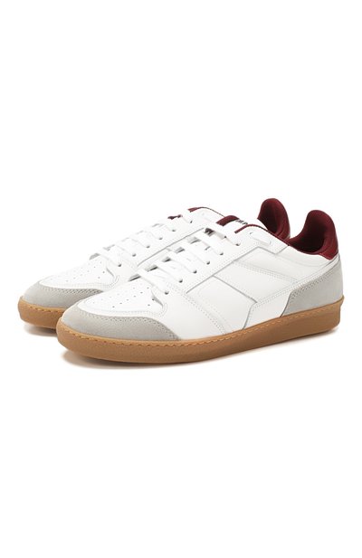 Кожаные кеды AMI, арт. E19S403.950, фото 1