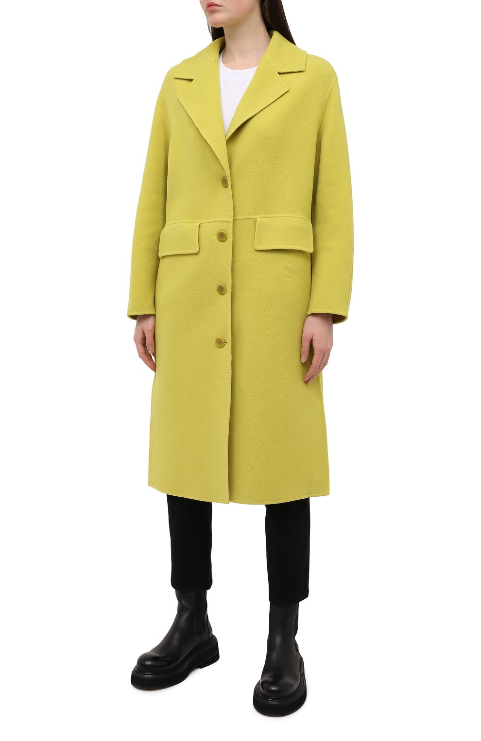 Шерстяное пальто PROENZA SCHOULER WHITE LABEL, арт. WL2111027-AW083, фото 3