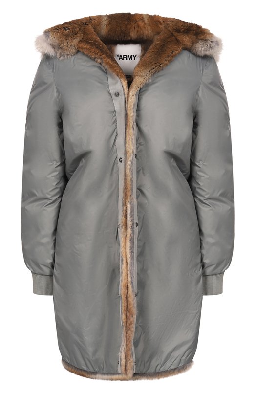 Пуховая парка с подкладкой из кролика YS ARMY Paris 132500₽