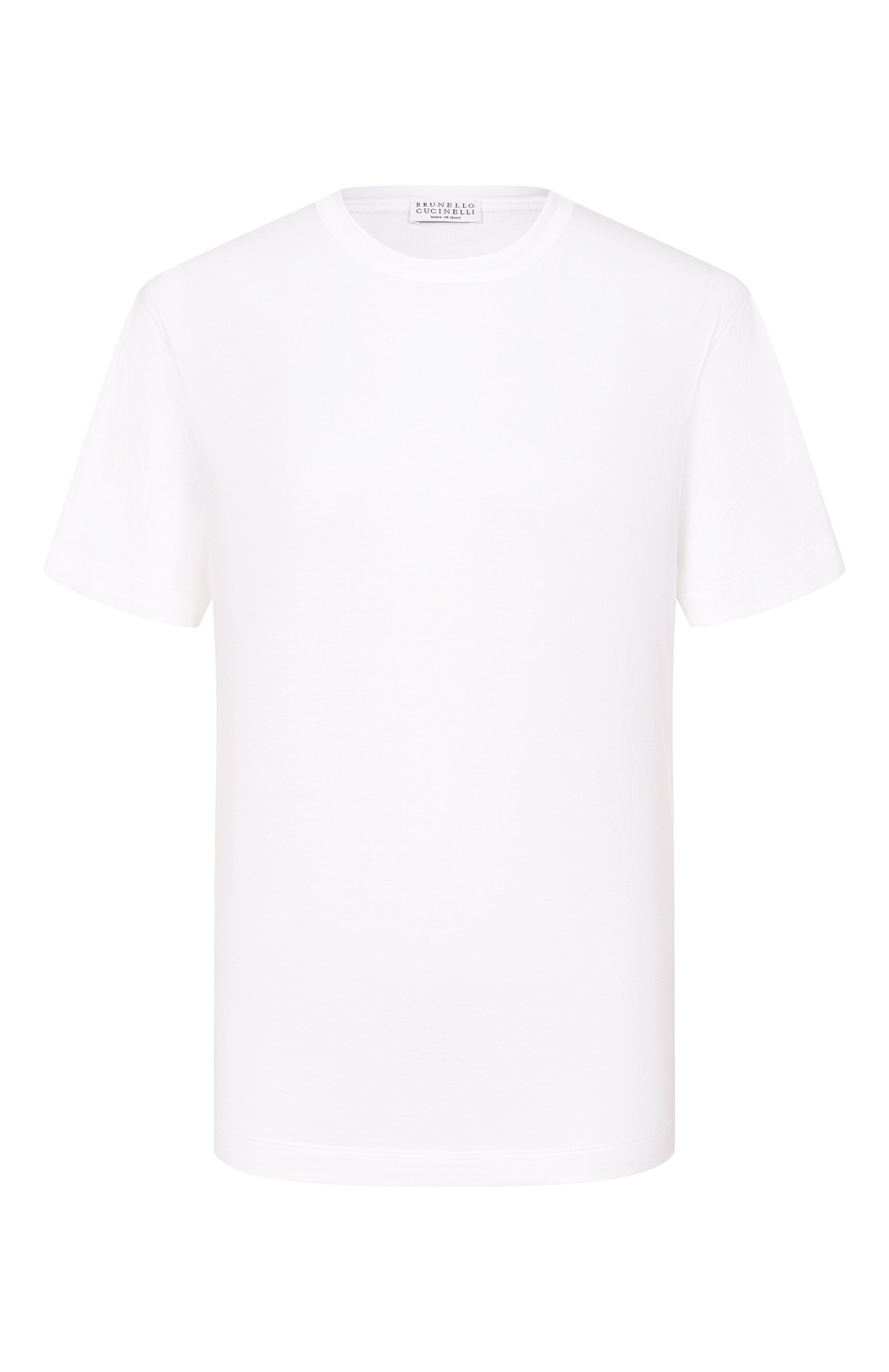 Хлопковая футболка BRUNELLO CUCINELLI, арт. MPT81BI100, фото 1