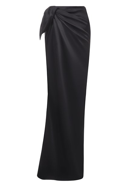 Женская атласная юбка BALENCIAGA, арт. 807478/TL028