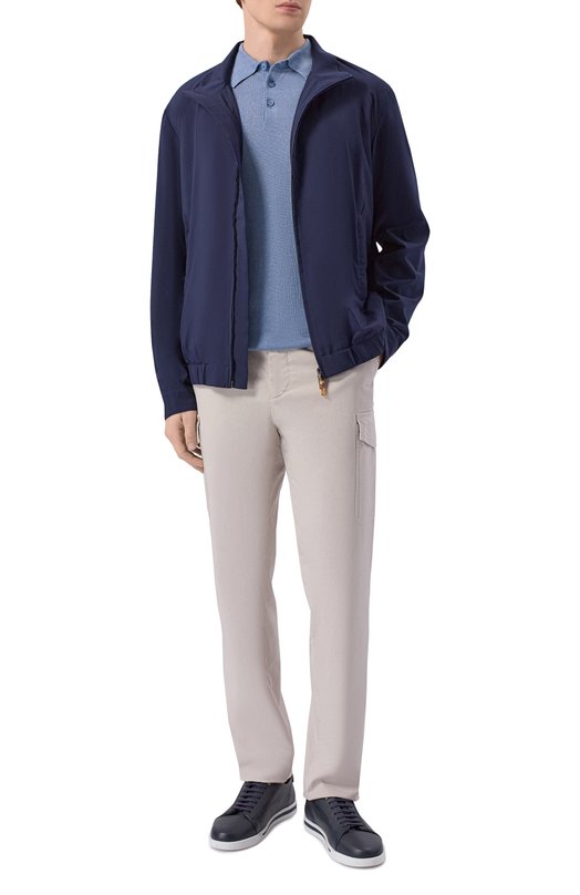 Кожаные кеды Stefano Ricci UV33_G6586/VD Синий  UV33_G6586/VD Фото 2