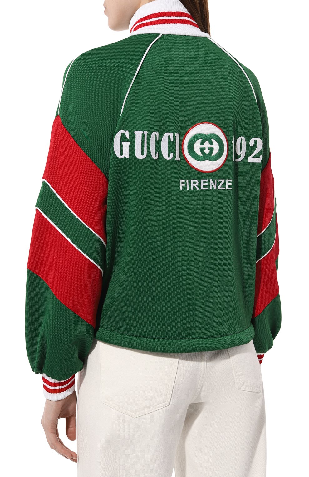 Толстовка GUCCI зеленого цвета по цене 194500 руб., арт. 753757/XJFUY, фото 4 Толстовка GUCCI, арт. 753757/XJFUY, фото 4