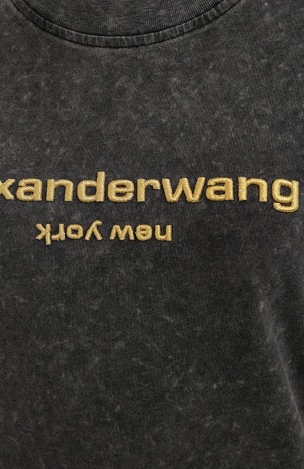 Хлопковая футболка ALEXANDER WANG, арт. UCC1211030, фото 5