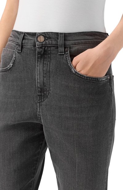 Джинсы LORENA ANTONIAZZI темно-серого цвета по цене 54850 руб., арт. PA15A/9803, фото 5 Джинсы LORENA ANTONIAZZI, арт. PA15A/9803, фото 5