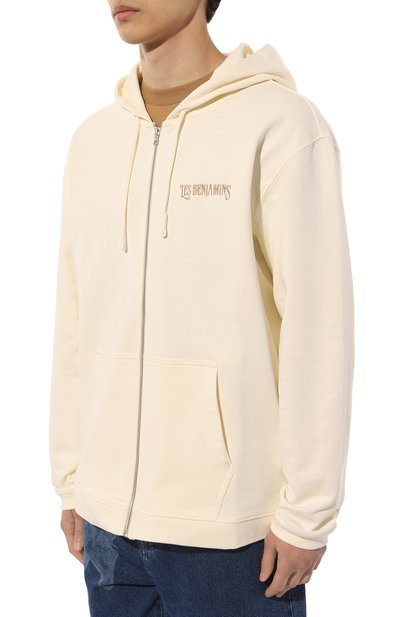 Хлопковая толстовка LES BENJAMINS кремового цвета по цене 25850 руб., арт. LB23SSH0EMUZH-002, фото 3 Хлопковая толстовка LES BENJAMINS, арт. LB23SSH0EMUZH-002, фото 3