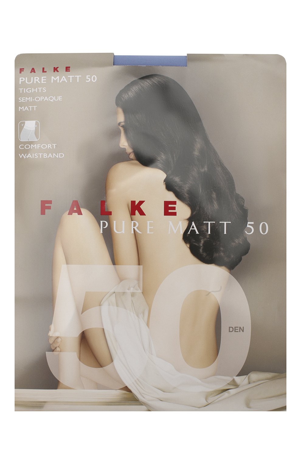 Колготки FALKE синего цвета по цене 2150 руб., арт. 40150_18_, фото 1 Колготки FALKE, арт. 40150_18_, фото 1