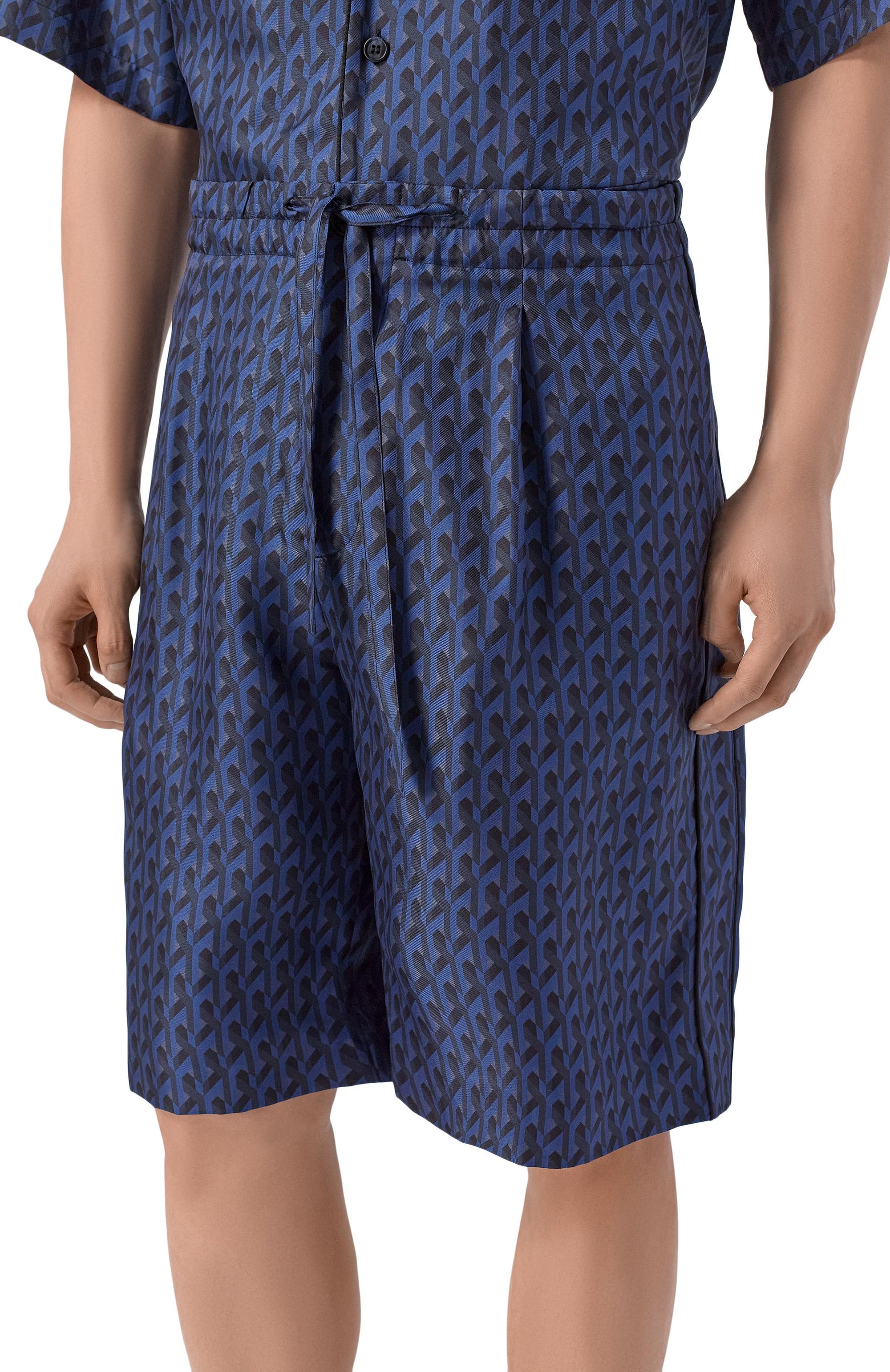 Шелковые шорты MVST, арт. M26.2PM.T021/F128 TWILL PRINT, фото 3