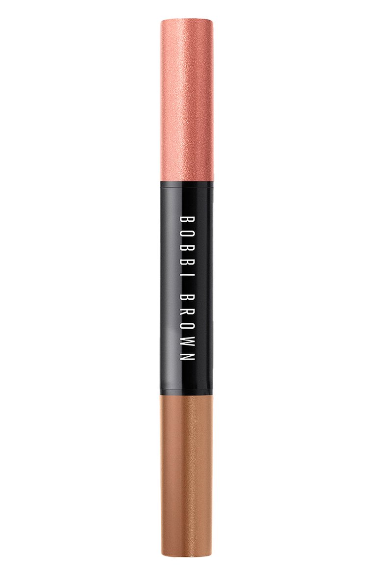 Двусторонние тени-карандаш, оттенок pink copper / cashew (1,6g) BOBBI BROWN  цвета, арт. EYTX-04 | Фото 3 (Региональные ограничения белый список (Axapta Mercury): Не проставлено; Нос: Не проставлено; Тип продукта_макияж: Тени-карандаш, Кремовые тени; Финишное покрытие: Сатиновый, Блестящий)