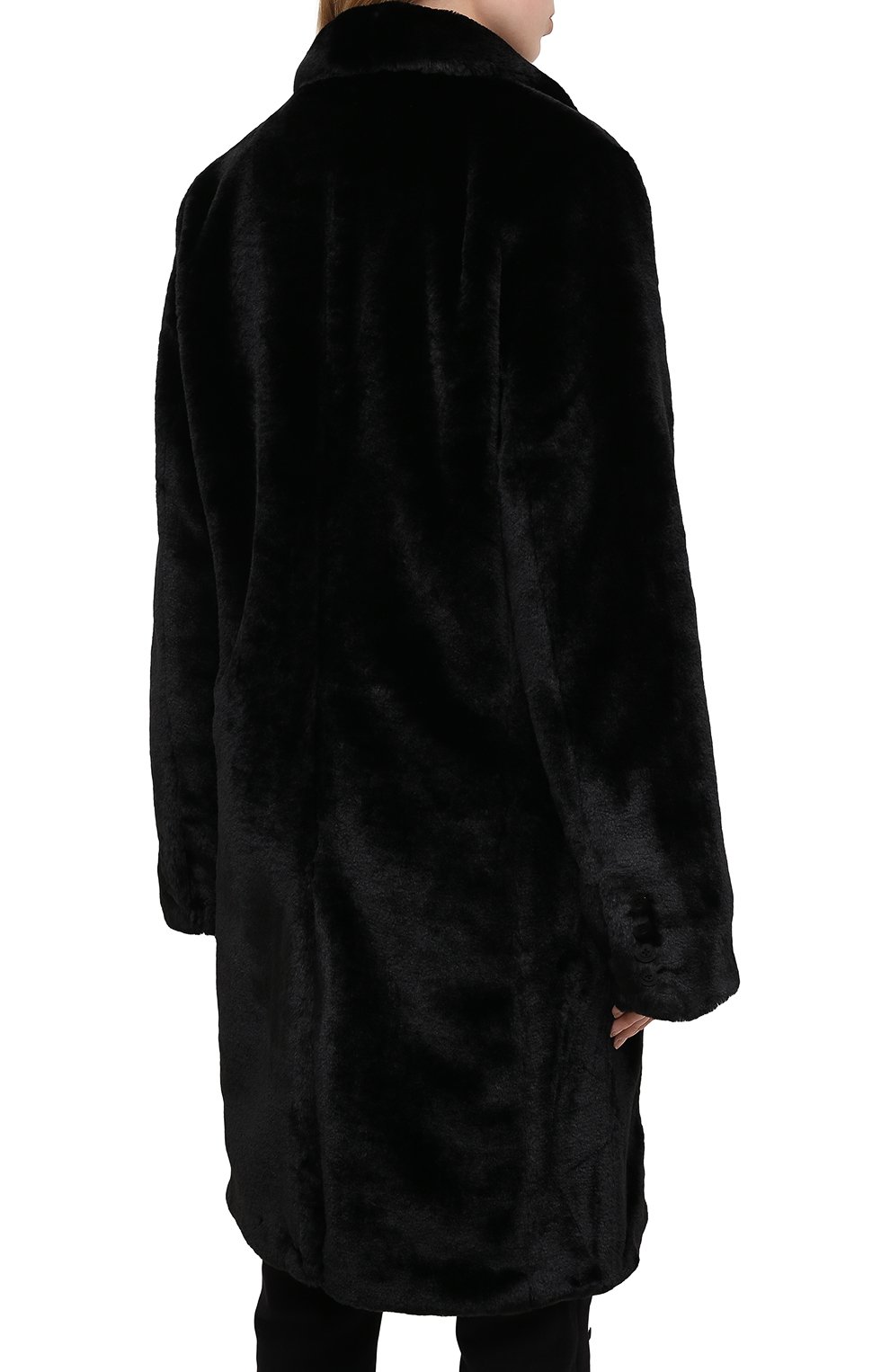 Шуба из экомеха RTA, арт. WF0FR-4036BLK, фото 4