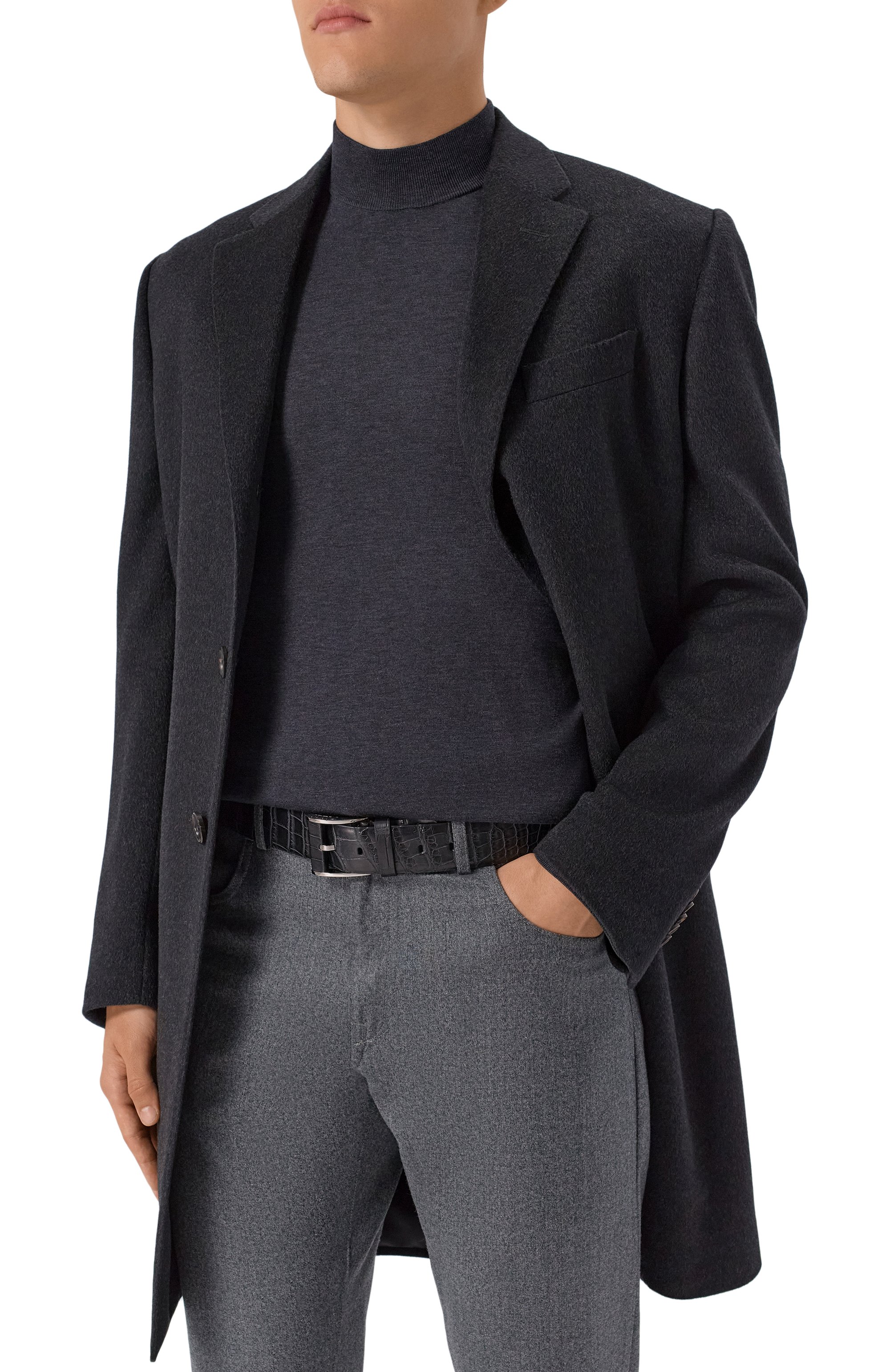 Ремень из кожи аллигатора ZILLI, арт. B12640M1010VRUT00, фото 2