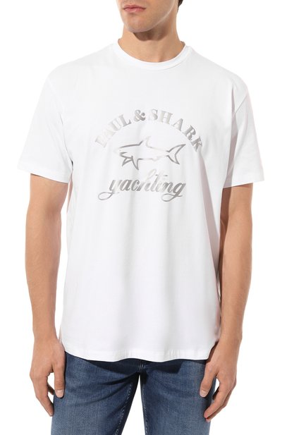 Хлопковая футболка PAUL&SHARK, арт. 11311628, фото 3