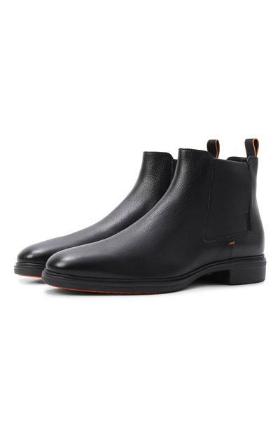 Мужские кожаные челси easy SANTONI, арт. MGEG18937NEAXHAS