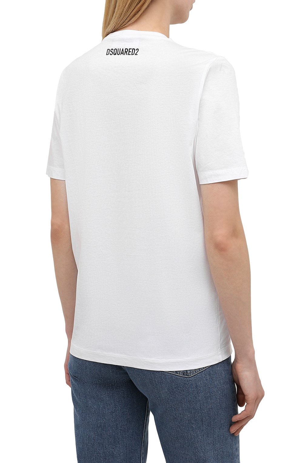Хлопковая футболка DSQUARED2, арт. S72GD0301/S23009, фото 4