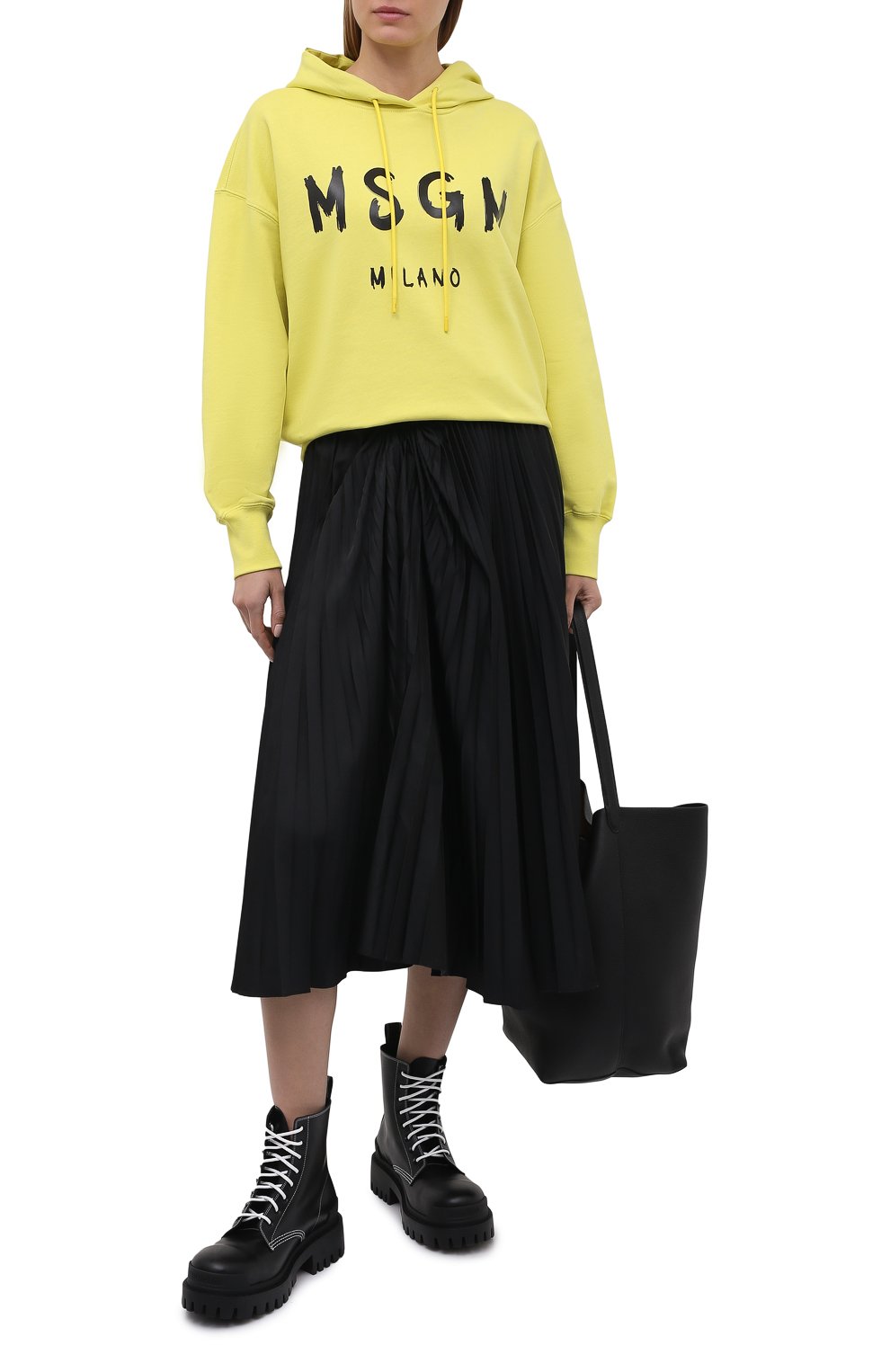 Хлопковое худи MSGM, арт. 3042MDM188 217499, фото 2