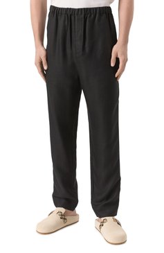 Брюки из вискозы SAINT LAURENT, арт. 717375Y1G68 1000, фото 3