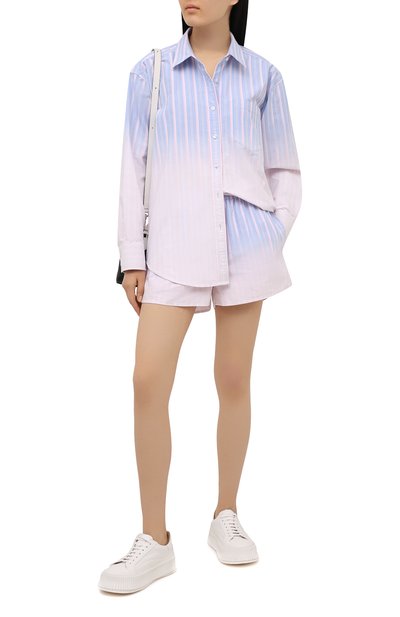 Хлопковые шорты ALEXANDERWANG.T, арт. 4WC2214073, фото 2