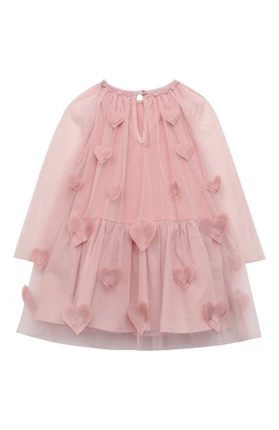 Платье STELLA MCCARTNEY светло-розового цвета по цене 10950 руб., арт. 603506/SRK26, фото 2 Платье STELLA MCCARTNEY, арт. 603506/SRK26, фото 2