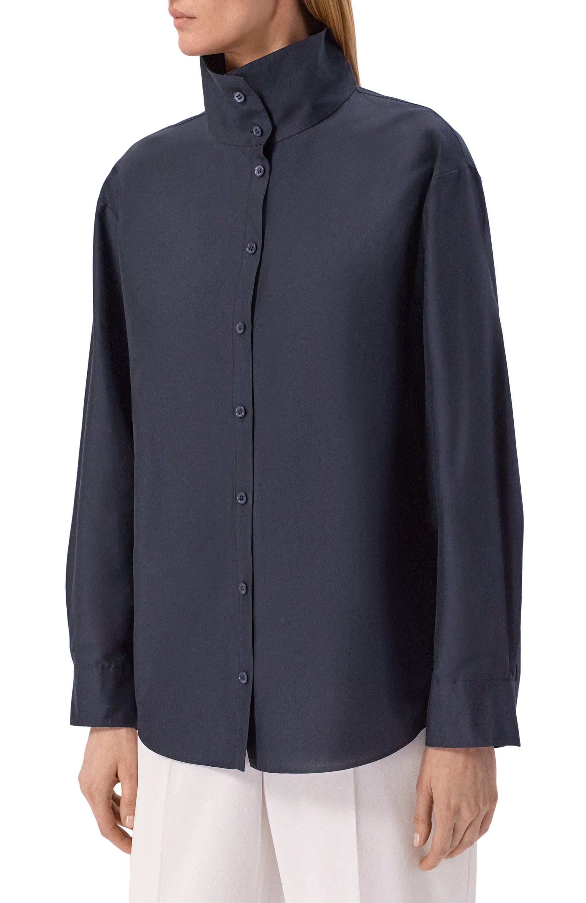 Рубашка из хлопка и шелка 12 STOREEZ, арт. 136849, фото 3