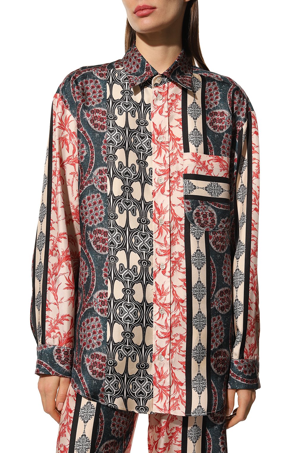 Шелковая рубашка ERIKA CAVALLINI, арт. S3/P/P3ST24, фото 3