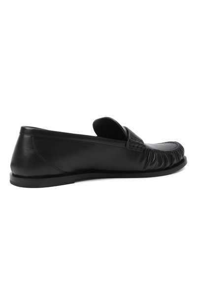 Кожаные пенни-лоферы laurent SAINT LAURENT черного цвета по цене 131000 руб., арт. 820618/AAELH, фото 5 Кожаные пенни-лоферы laurent SAINT LAURENT, арт. 820618/AAELH, фото 5