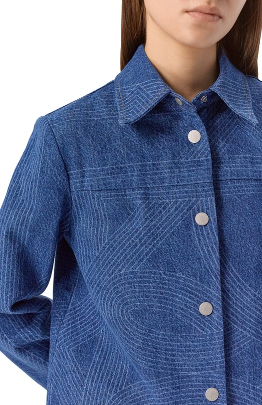 Джинсовая куртка Jacob Cohen 25I P/JDM_E0006 084 T833A S1 Синий  25I P/JDM_E0006 084 T833A S1 Фото 5