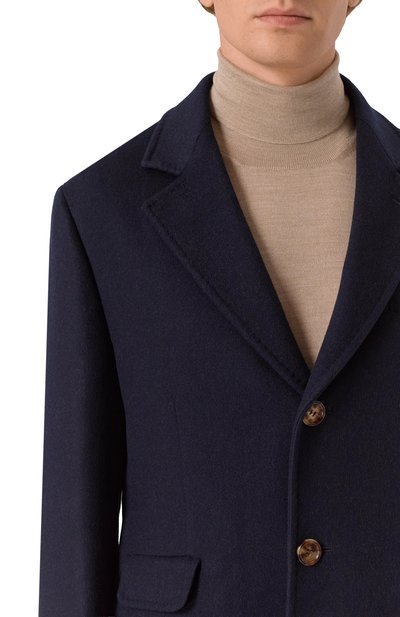 Шерстяное пальто BRUNELLO CUCINELLI темно-синего цвета по цене 615000 руб., арт. MY4969039, фото 5 Шерстяное пальто BRUNELLO CUCINELLI, арт. MY4969039, фото 5