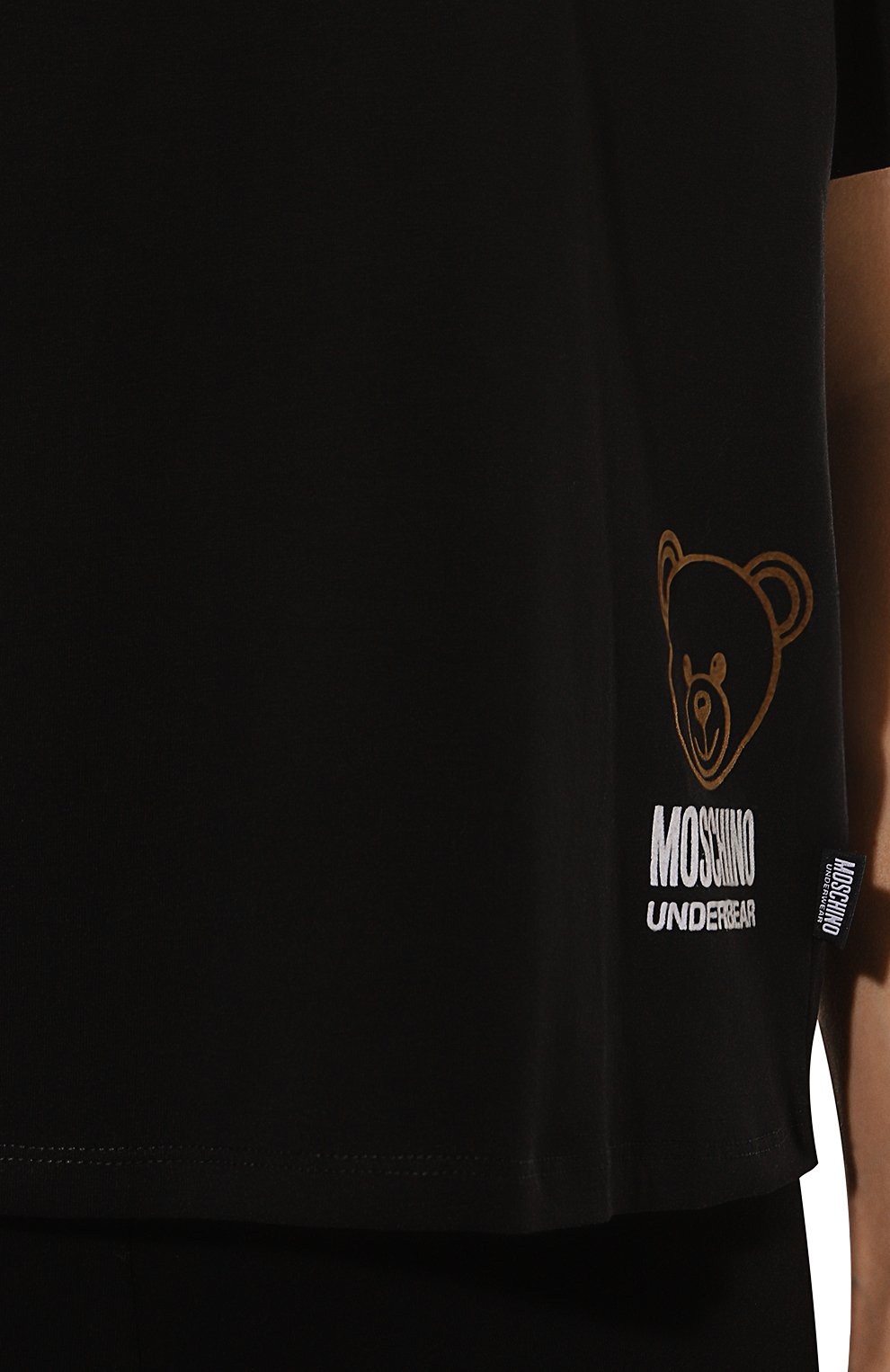 Хлопковая футболка MOSCHINO, арт. A0701/4406, фото 5