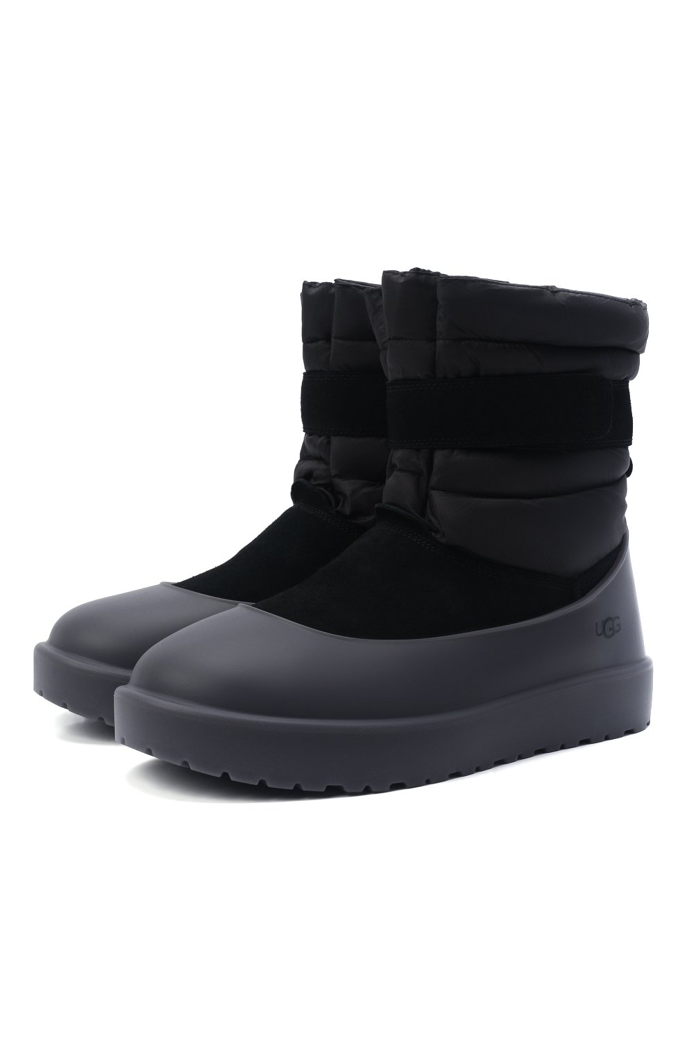 Комбинированные сапоги UGG, арт. 1120847_BLK, фото 1